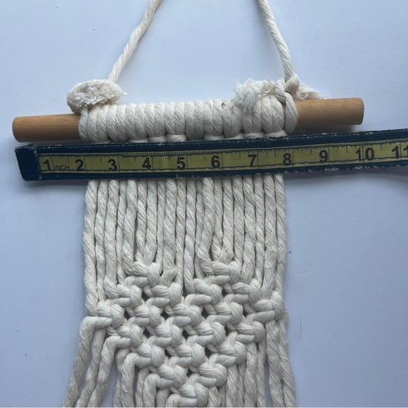 Wall Decor Woven Macrame Wall Hanging Tapestry with Tassel Wedding - Picture 5 of 5